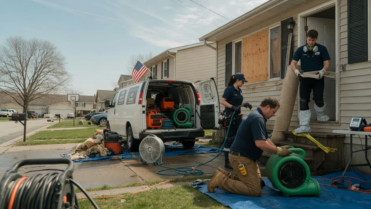 Water Damage Restoration in Roseville, OH near me
